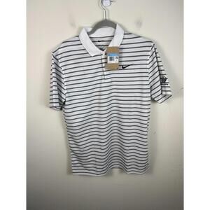 NWT Nike Men's Medium Dri-Fit Victory Golf Striped Polo Medium